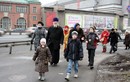 Паломники на улице Ленинская слобода