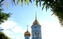Поклонный крест у храма Владимирской иконы Божией Матери