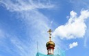 Храм Давида Серпуховского, ремонтируемый к 500-летию пустыни